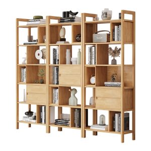 Open Shelf Bookcase