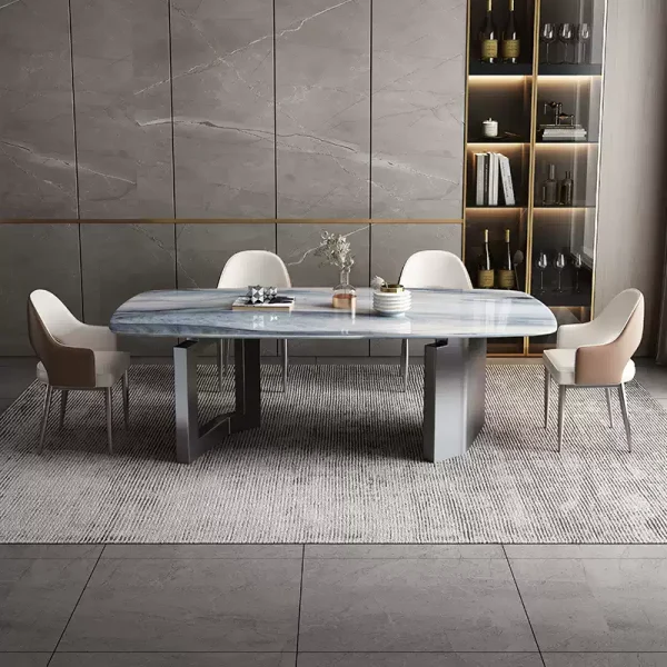 HB-F01-Fendi Marble Dining Table - Image 2