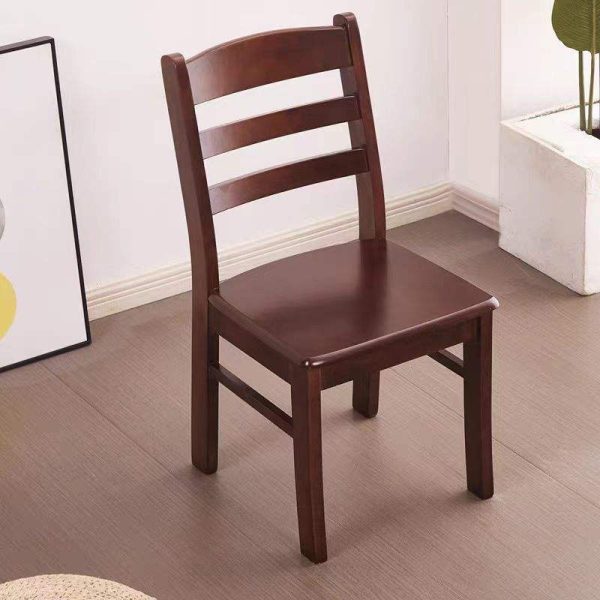 HB-8013-Solid Wood High Back Dining Chair - Image 3