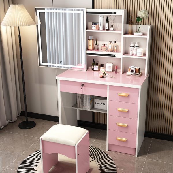 HB-198-Customizable Dressing Table with Mirror | B2B Wholesale Supplier - Image 4