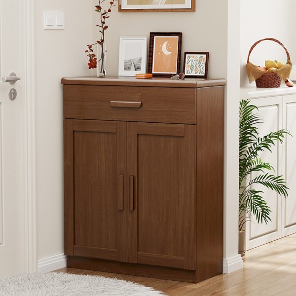 hb-x32-Wooden shoe cabinet with storage - Image 2