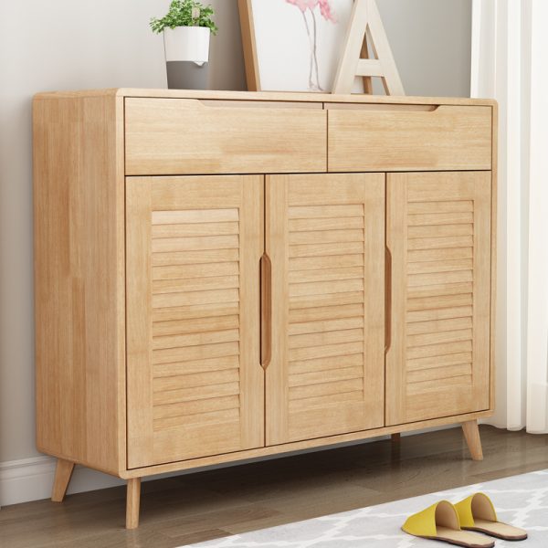 HB-050-Wooden shoe cabinet with storage - Image 4