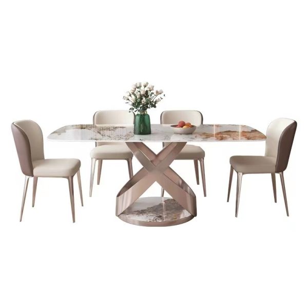 HB-503-Ribbon Western dining table