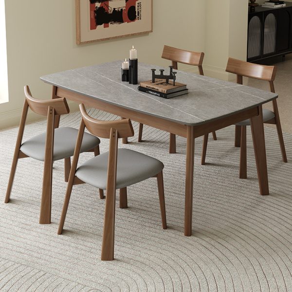 HB-523 Oak western dining table - Image 3