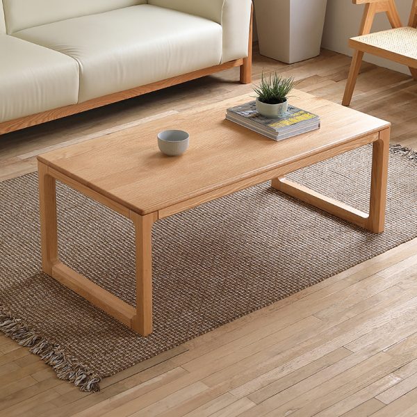 Scandi-Inspired Red Oak Coffee Table