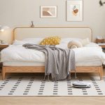 Solid Red Oak Bed for North American Market