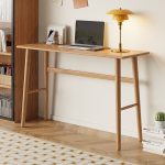 Modern Minimalist Nordic Style Solid Wood Floating Desk