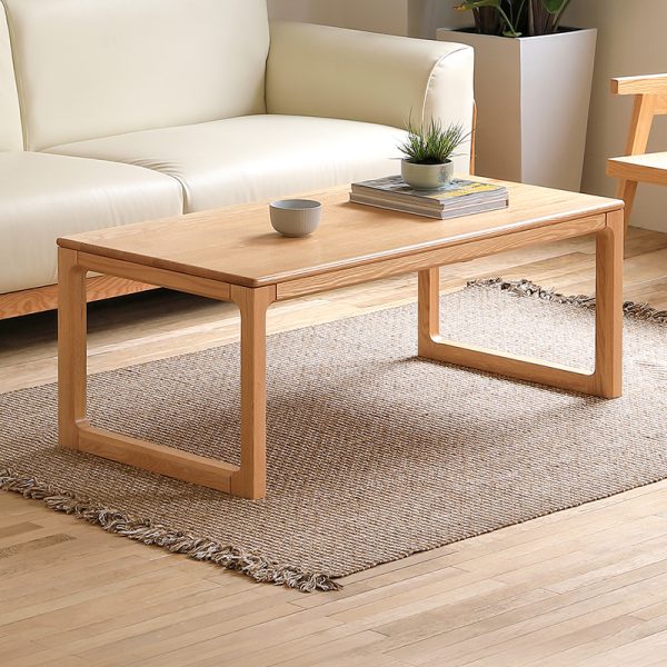 Scandi-Inspired Red Oak Coffee Table