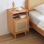 Contemporary Red Oak Nightstand - Wholesale Supply