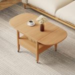 Scandi-Inspired Red Oak Coffee Table