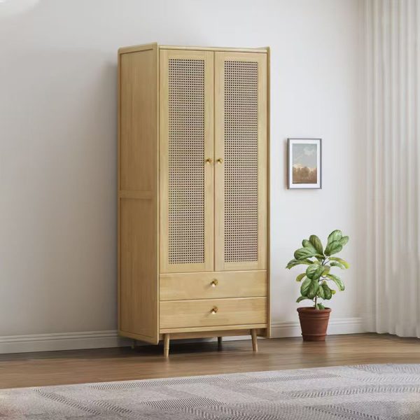 Solid wood wardrobe