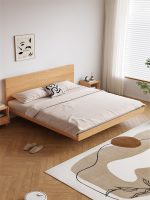 Red Oak Solid Wood Bed for Wholesale