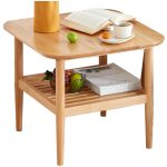 Modern Red Oak Coffee Table - North American Craftsmanship