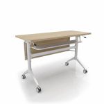 Adjustable and Foldable Study Desk for Educational Settings