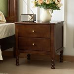 Discover vintage elegance with the rubberwood solid