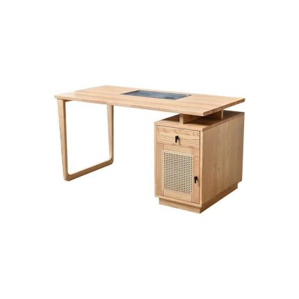 Scandinavian coffee table combines minimalist design with natural wood for versatile elegance.