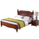 solid wood bed