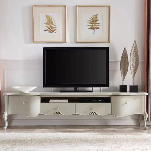 American Solid Wood TV Stand – Classic & Functional for Wholesale Buyers