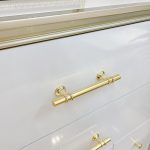 American Light Luxury Solid Wood Cream-Colored Dresser - Soft White Style for Modern Interiors