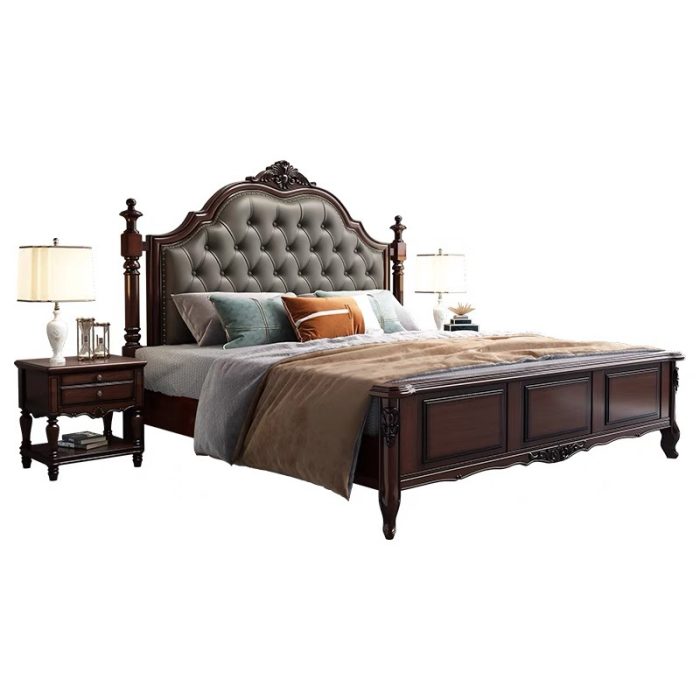 Solid Wood Bed