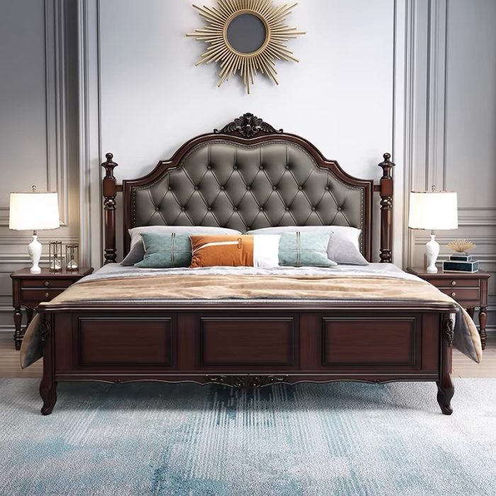 Solid Wood Bed