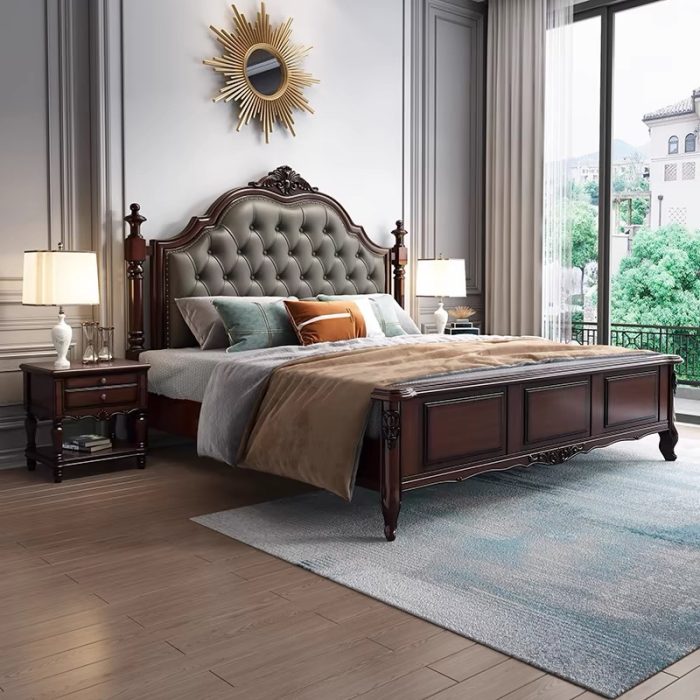 Solid Wood Bed