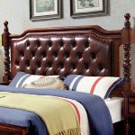 Upholstered Solid Wood Bed