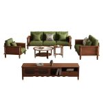 Antique solid wood sofa