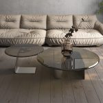 Modern Luxury Tempered Glass Coffee Table - Artistic Design & Premium Quality