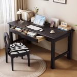 Retro Minimalist Writing Desk in White Ash Wood