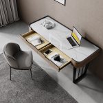 Compact All-in-One Desk with Integrated Storage