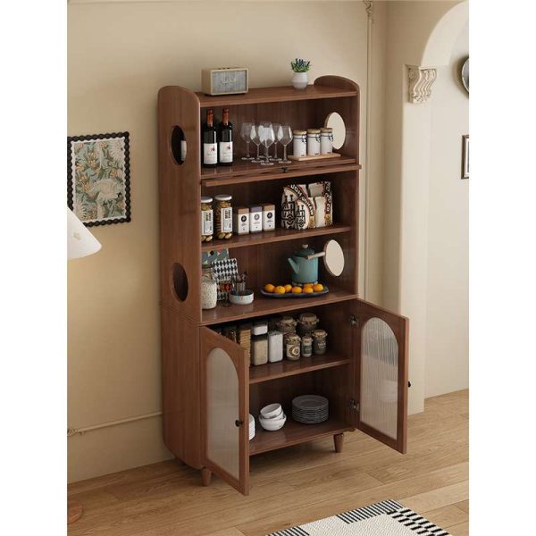 Contemporary Mid-Century Solid Wood Sideboard