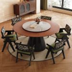 Contemporary Scandinavian Solid Wood Dining Table for Wholesale