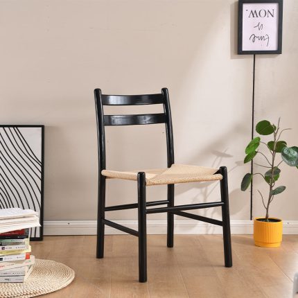 Modern Leather Cord Woven Chairs – Bulk OEM Orders for Furniture Wholesalers