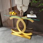 Entryway Table Base with Durable Stainless Steel Frame
