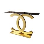 Entryway Table Base with Durable Stainless Steel Frame