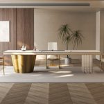 Luxury stone coffee tables redefine modern elegance.