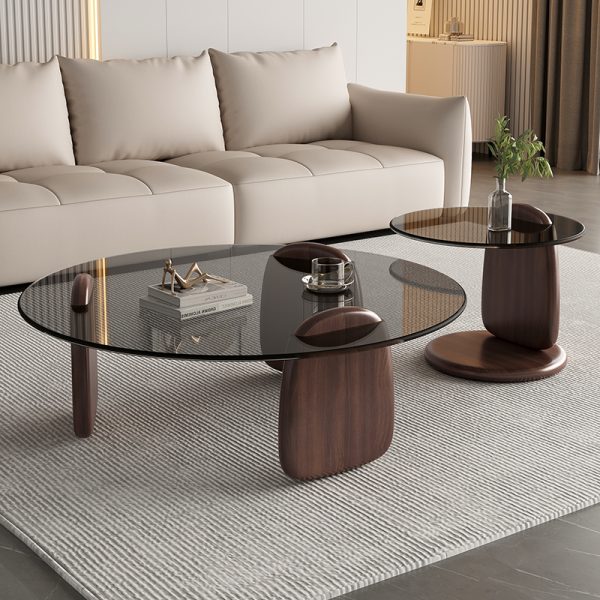 Solid Teak Wood Coffee Table with Hidden Storage – Versatile & Space-Smart