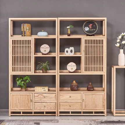 Customizable Modular Living Room Shelf – Elegant & Practical Storage Solution