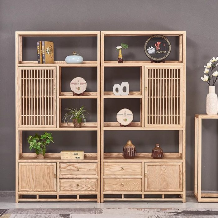 Customizable Modular Living Room Shelf – Elegant & Practical Storage Solution