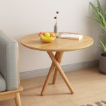 Customizable Scandinavian Round Coffee Table for Versatile Use