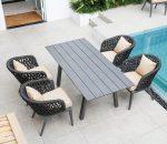 Create an outdoor oasis with versatile dining solutions.