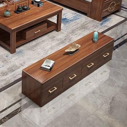 Durable Solid Wood TV Stand for Bulk Wholesale
