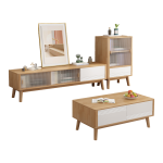 Eco-Friendly Nordic Coffee Table and TV Stand