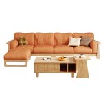 Eco-Friendly Nordic Solid Wood Sofa for Modern Homes