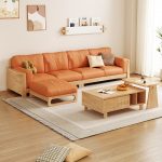 Eco-Friendly Nordic Solid Wood Sofa for Modern Homes
