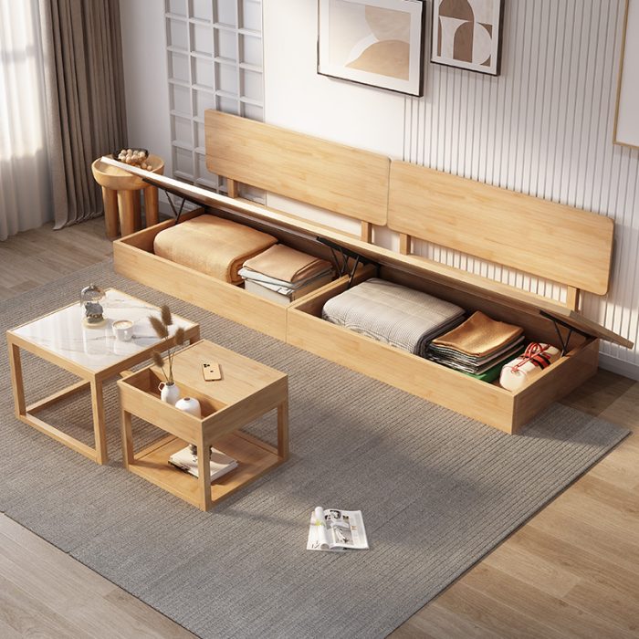 Eco-Friendly Nordic Wood Sofa