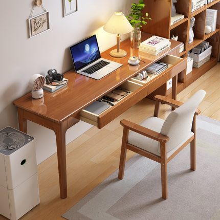 Eco-Friendly Solid Wood Office Desk