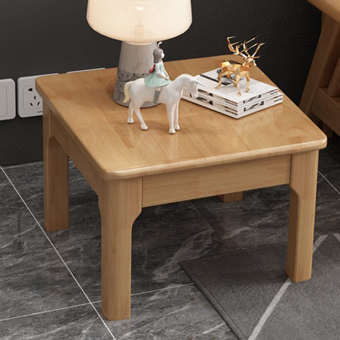 Eco-Friendly Solid Wood Square Coffee Table for Sustainable Designs