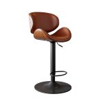 Elegant Minimalist High Back Barstool for Upscale Venues